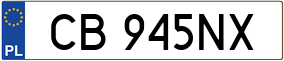 Truck License Plate